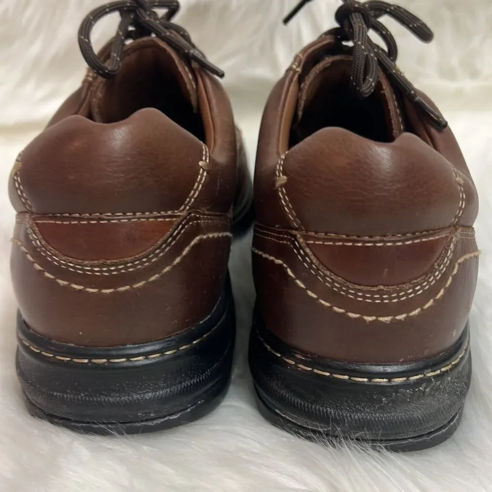 Johnston & Murphy Colvard Moc Toe XC4 Mahogany Leather Loafer‎ Size 9 B27